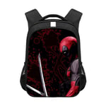 Marvel Deadpool Boys Reppu säädettävällä olkahihnalla, Super Hero Reppu