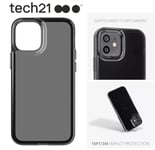 Official Genuine Tech21 (For iPhone 12 Mini) Tint Phone Case Shockproof Cover