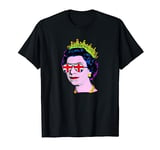 Elizabeth Union Jack Sunglasses Pop Art Queen of England T-Shirt