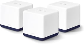 WiFi Mesh AC 1900Mbps,Système WiFi pour toute la maison,Couverture WiFi de 550¿,3 Ports Gigabit,l'itinérance transparente,Contrôle parental,Beamforming,Halo H50G(3-Pack).[Y102]