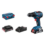 Drill Bosch Professional 18V Gsr 18V-55 2X2.0Ah