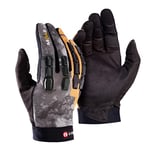 G-Form Moab Mountain Bike Gloves - Gants de cyclisme pour VTT et Dirt Biking - Gris/Éclat de soleil, Adulte X-Petit