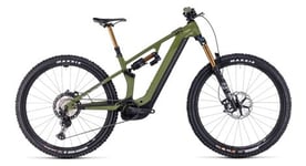 Vtt electrique tout suspendu cube stereo hybrid one55 c 68x tm 750 shimano deore xt 12v 750 wh 29   vert olive 2024