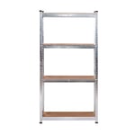 CATTERHOUSE Galvanised Metal Shelving Kit MAX Pro 60 x 30 x 148 cm Storage Shelf with 4 Adjustable Shelves Supports up to 240 kg