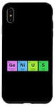 Coque pour iPhone XS Max GENIUS Tableau périodique Science Cadeau STEM Lab Chimiste Elements