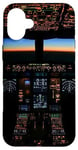 Coque pour iPhone 16 Plus Avion Cockpit Vol Esthétique Night Instruments Pilote