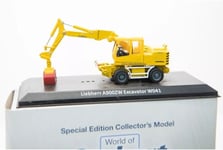 LIEBHERR A900ZW MODEL EXCAVATOR DIGGER EDDIE STOBART 1:76 ATLAS 4664114 RAIL K