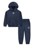Converse Younger Boys Core Hoody and Pant Set - Navy, Navy, Size 2-3 Years