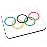 Tapis de Souris Anneaux Olympiques Jeux Olympiques Tokyo 2020 Sport