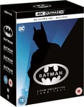 BATMAN (1989-1997) Batman / Returns / Forever / Batman and Robin (4 Films) 4K Ultra HD + Blu-Ray