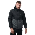 Men's Coat Under Armour UA Storm Insulate Hooded Full Zip Jacket in Black