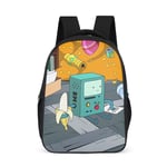 Cyliyuanye Finn Adventure Time Fashion Kids' Backpack School Book Bag For kids Adults Gift For Boys Girls bright gray onesize