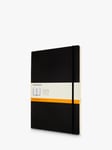 Moleskine A4 Soft Cover Ruled Notebook, Black