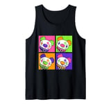 Gloomy Bear Naughty Grizzly Scary Clown Halloween Pop Art Tank Top