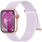 Higgs Bracelet Tissé Nylon Compatible avec Bracelets Apple Watch 38mm 40mm 41mm 44mm 45mm 46mm Ultra 2 49mm Femme, Bracelet Elastique Sport Loop Nylon pour iWatch Serie (42mm 10) 9/8/7/6/5/4/3/2/1/SE