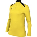 Nike FD7669-719 Dri-FIT Academy Pro 24 Drill Top K Sweatshirt Women's TOUR YELLOW/BLACK/BLACK Size L