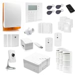 Kit sécurité système d'alarme sans fil pour maison connectée 28 accessoires Thomson