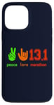 iPhone 13 Pro Max Peace Love 13.1 Half Marathon Cool Running Runners Case