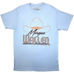 Morgan Wallen - T-Shirts - Large - Short Sleeves - Stetson Hat - R500z