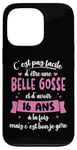 Coque pour iPhone 13 Pro 16 ans Cadeau Anniversaire Fille Belle Gosse Idée Cadeau