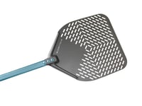 Gi.Metal Evoluzione Rectangular Perforated Pizza Peel 30X30 Cm Handle 60 Cm