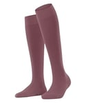 FALKE Women's Softmerino W KH Wool Cotton Long Plain 1 Pair Knee-High Socks, Pink (Roan Rouge 8936), 4-5