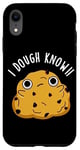 Coque pour iPhone XR Jeu de mots « I Dough Know Funny Food »