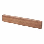 GALILEO Barre magnétique porte-couteaux en bois d'acacia 30 x 5 x 2,2 cm, OuiChef