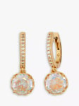 kate spade new york That Sparkle Pave Hoop Earrings