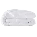 SOHYGGE – Couette 220x240 Légère et Fine pour lit 2 Personnes - 100% Microfibre – Edredon Couverture 170 GSM – 4 Saisons 240 x 220 cm Anti-acariens