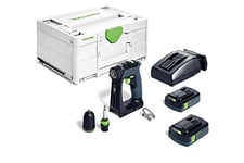 FESTOOL GMBH Perceuse-visseuse sans Fil CXS 18-Basic-2 Batteries 18 V 3.0 AH, Chargeur, Systainer-FESTOOL-576883