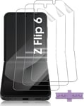 Protection Ecran Pour Samsung Galaxy Z Flip 6 5g, 3 Pièces Films De Protection En Tpu Flexible, Anti-Rayure Verre Trempé Compatible Avec Lecteur D'empreintes Digitales[Ver222591]