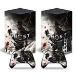 Kit De Autocollants Skin Decal Pour Console De Jeu Xsx Full Body Series X Ghost Of Tsushima, T1tn-Seriesx-4640