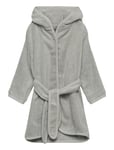 Organic Bath Robe Grey Pippi