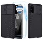 XCYYOO pour Coque Samsung Galaxy S20 FE 2022/2020 Housse[Protection de la caméra][2 Pack Protection écran]Protection de la Caméra Mince Elégantes Plastique Dur Housse Arrière Anti-Rayures Antidérapant