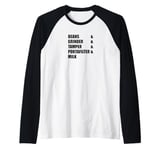 Barista Coffee Espresso Cappuccino Coffee Machine Raglan Baseball Tee