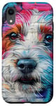 iPhone XR Irish Red And White Terrier Dog Lover Graffiti Lover Case