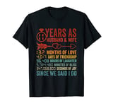 11 Years 132 Months Marriage Life Countdown 11th Anniversary T-Shirt