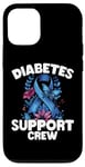 Coque pour iPhone 15 Diabetes Support Crew Month Ribbon Type1 T1D Type 2 T2D Mom