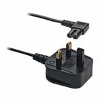 New Right Angle 1M Long Mains Power Cable For skybox, sky plus HD box