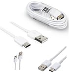 Type C USB Fast Charger Data Sync Cable For Samsung Galaxy S10 S9 S8 NOTE 9 10 8