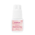 Fadvan DIY Cil Extension Colle Inodore Non Irritante HypoallergéNique SèChe Rapidement Pendant 1-2 Secondes, Pour Usage Professionnel(5 ML)