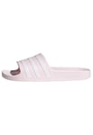 adidas Femme Adilette Aqua Slides, Almost Pink / Cloud White / Almost Pink, 38