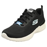 Skechers Men's Skech-Air Court Trainers, Black, 11 UK