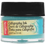 Speedball 12 ml (0.5oz) Pigmented Acrylic Ink Teal Green, For Calligraphy, Creative Lettering, Art, Journaling Pen Supplies, Calligraphy Dip Ink Pen, Supplies For Art And Craft Kit