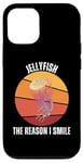 iPhone 13 Pro Vintage Jellyfish The Reason I Smile Vintage Jellyfish Lover Case