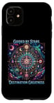 iPhone 11 Motivational Astrology Design - Guided by Stars Case