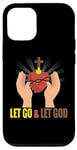 Coque pour iPhone 14 Let Go and Let God - Messages de motivation