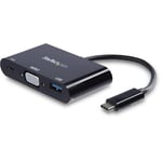 StarTech.com Adaptateur multiport USB-C vers VGA - Convertisseur USB Type-C de voyage avec port USB-A et Power Delivery (CDP2VGAUACP)