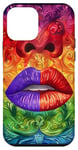 Coque pour iPhone 12 mini Violet minimaliste Paisley LGBTQ Pride Celebration Novelty